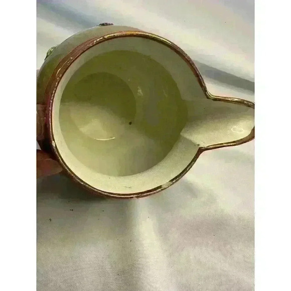 Gorgeous Enoch Wood & Son English Copper Lustre Pitcher Early 19th Century Rare - Picture 3 of 4